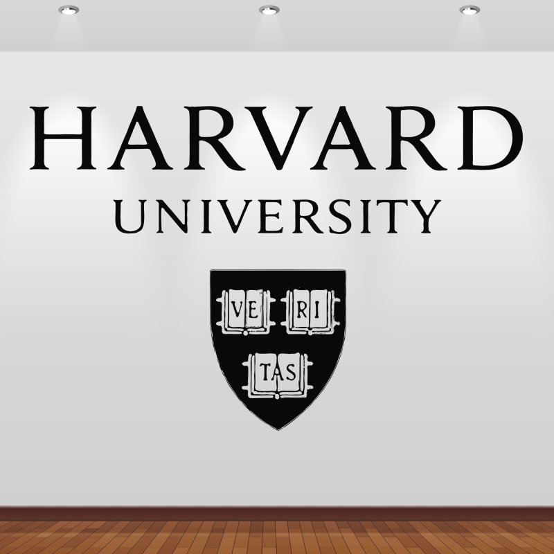 Wandaufkleber 46160W Harvard Crimson Wandsticker